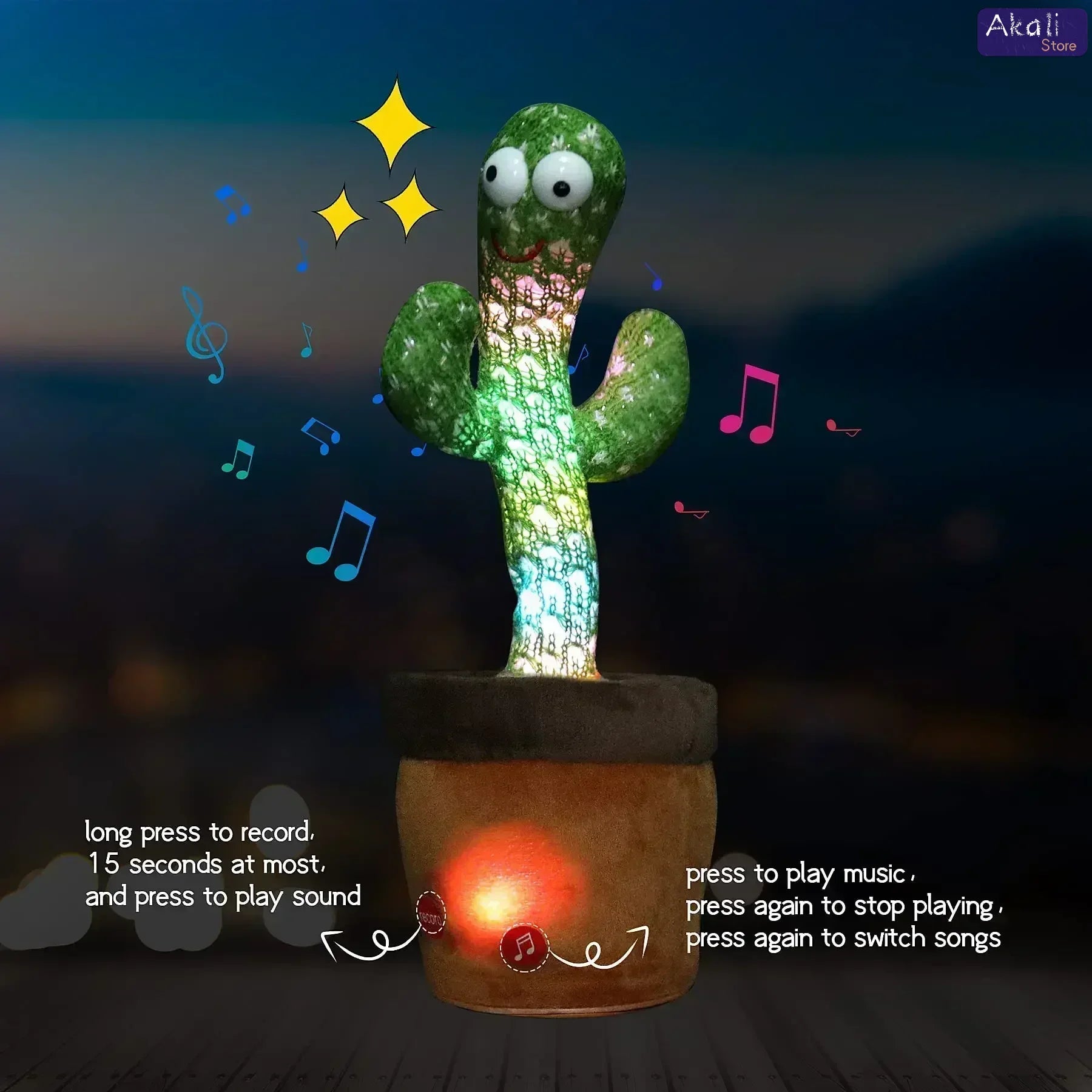 JollyCactus – Talking & Singing Cactus Toy