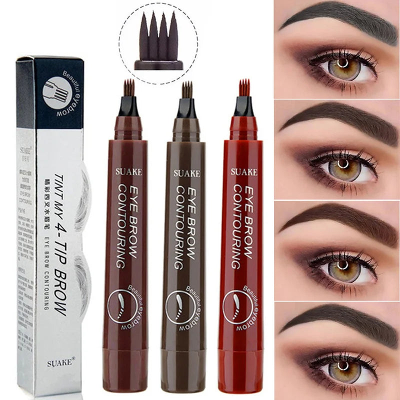SUAKE 4-Point Eyebrow Pencil – Waterproof & Long-Lasting